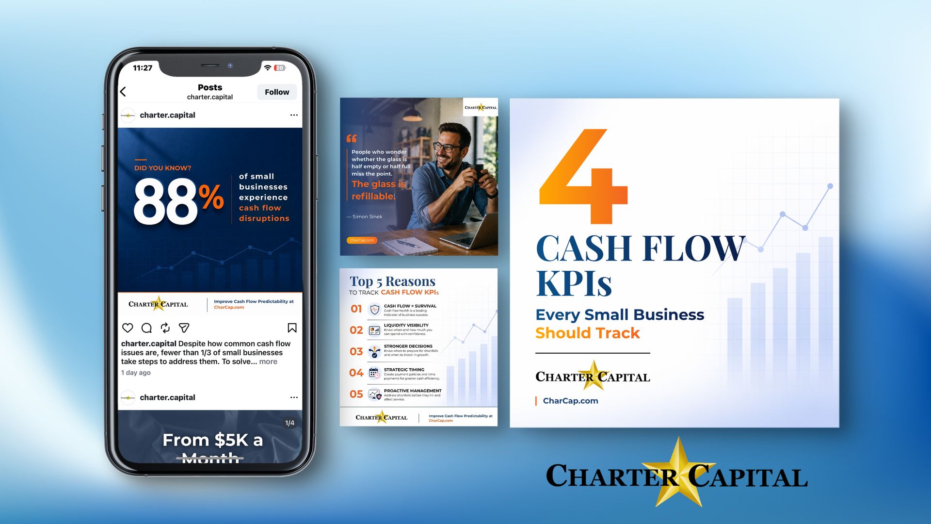 Charter Capital social media design system